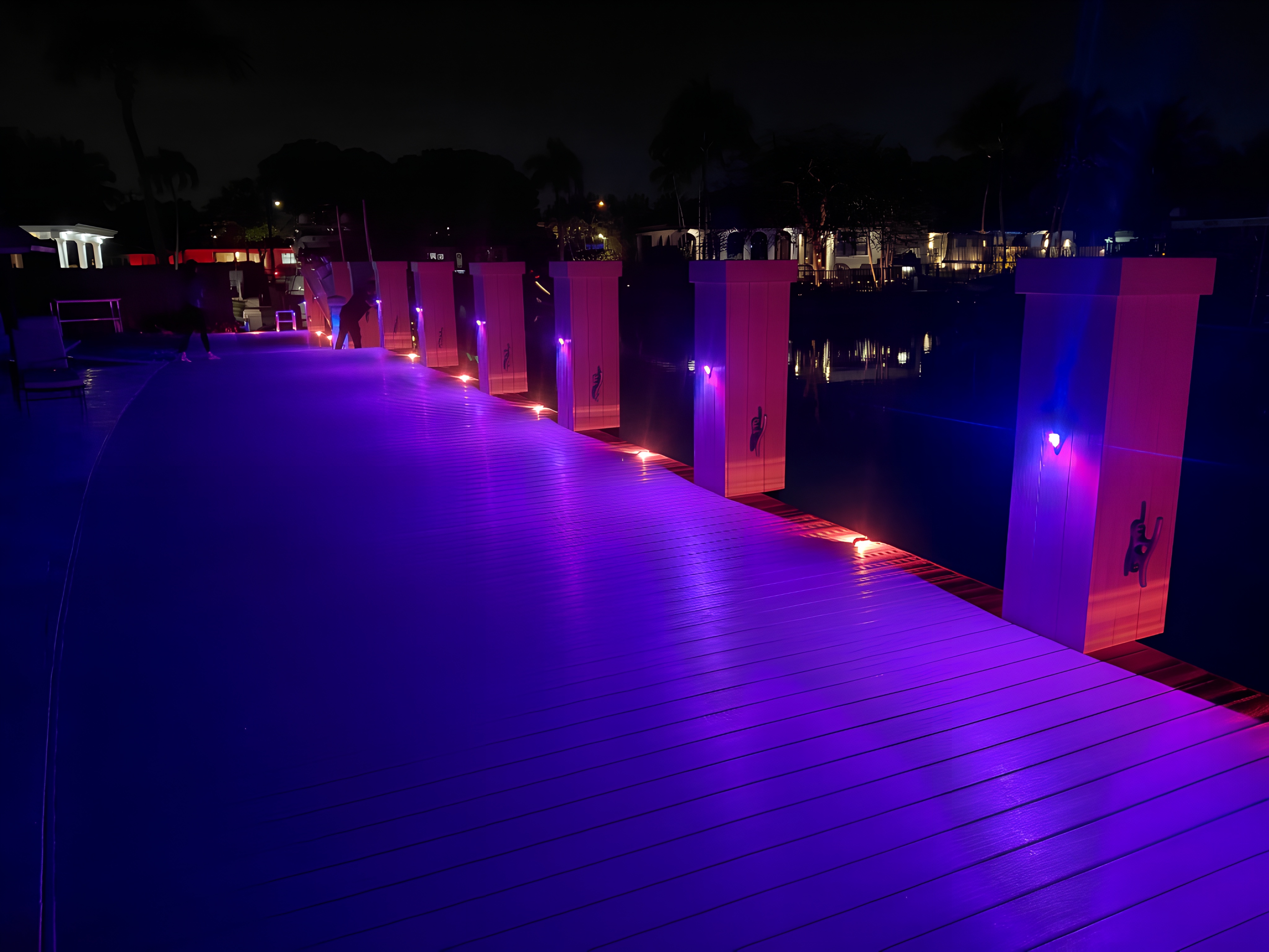 Custom Color Marina Lighting
