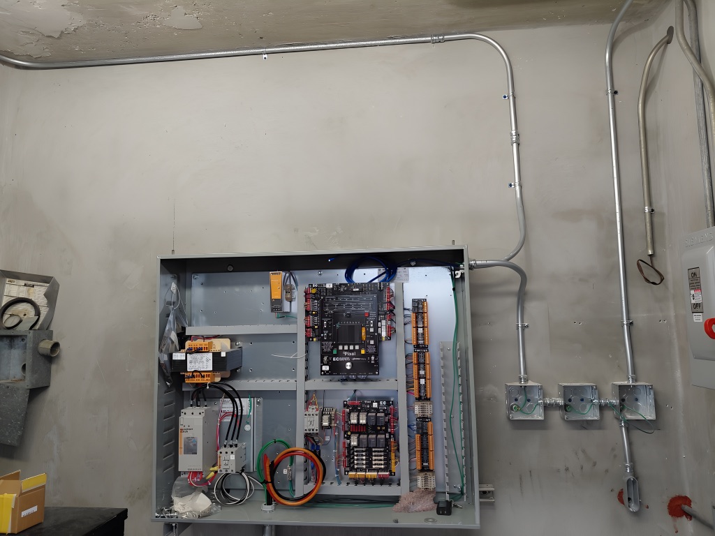 Elevator Control Cabinet — Final Installed & Inspection Ready