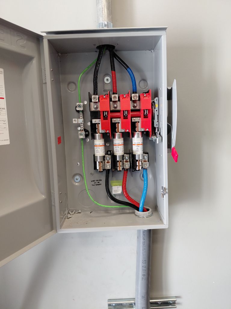 3-Phase Compressor Disconnect — Fused Safety Switch