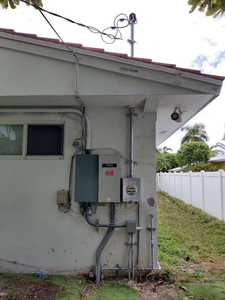 Generac ATS 200A Transfer Switch — Installed