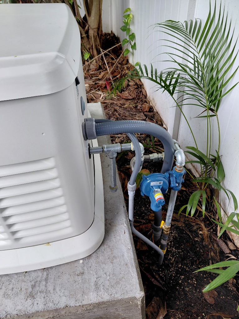 Gas Line Connection — Final Fuel Hookup