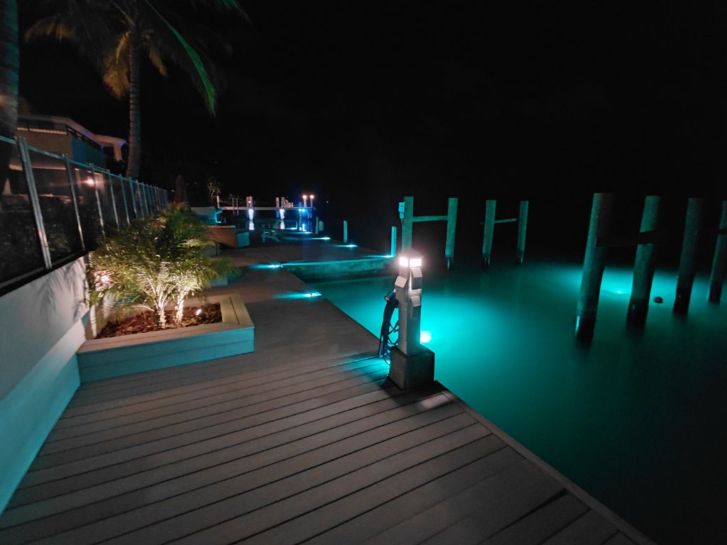 RGBW Teal/Cyan — Underwater Scene at Night