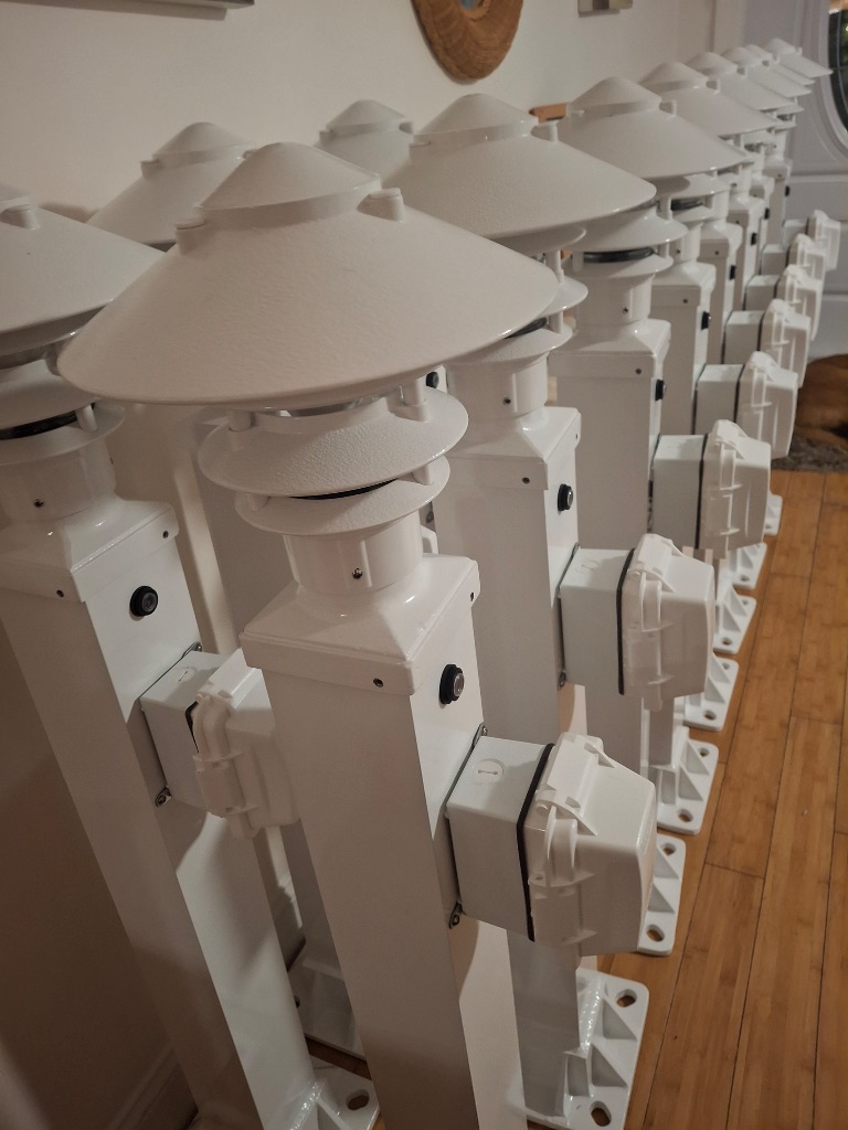 Seawall Light Fixtures — Pre-Installation